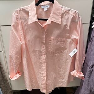 NWT Women’s Old Navy Soft Pink Classic Shirt